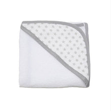 Load image into Gallery viewer, Baby Cotton Hooded Bath Towel Cuddled with Quilt Baby Square Blanket Comfortable Baby Bathrobe Bath Towel Baby Towel Newborn