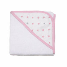 Load image into Gallery viewer, Baby Cotton Hooded Bath Towel Cuddled with Quilt Baby Square Blanket Comfortable Baby Bathrobe Bath Towel Baby Towel Newborn